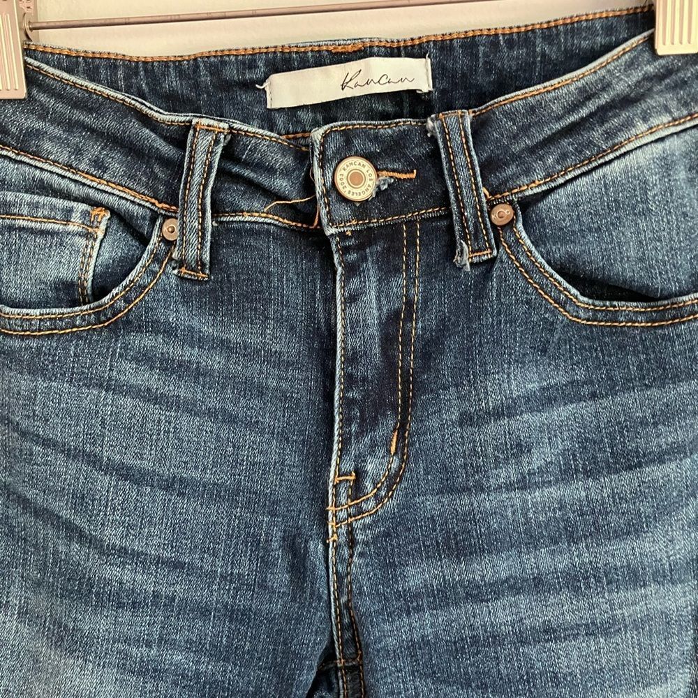 KANCAN Estilo Mid-Rise Skinny Ankle Jeans Size 26 - Picture 3 of 11